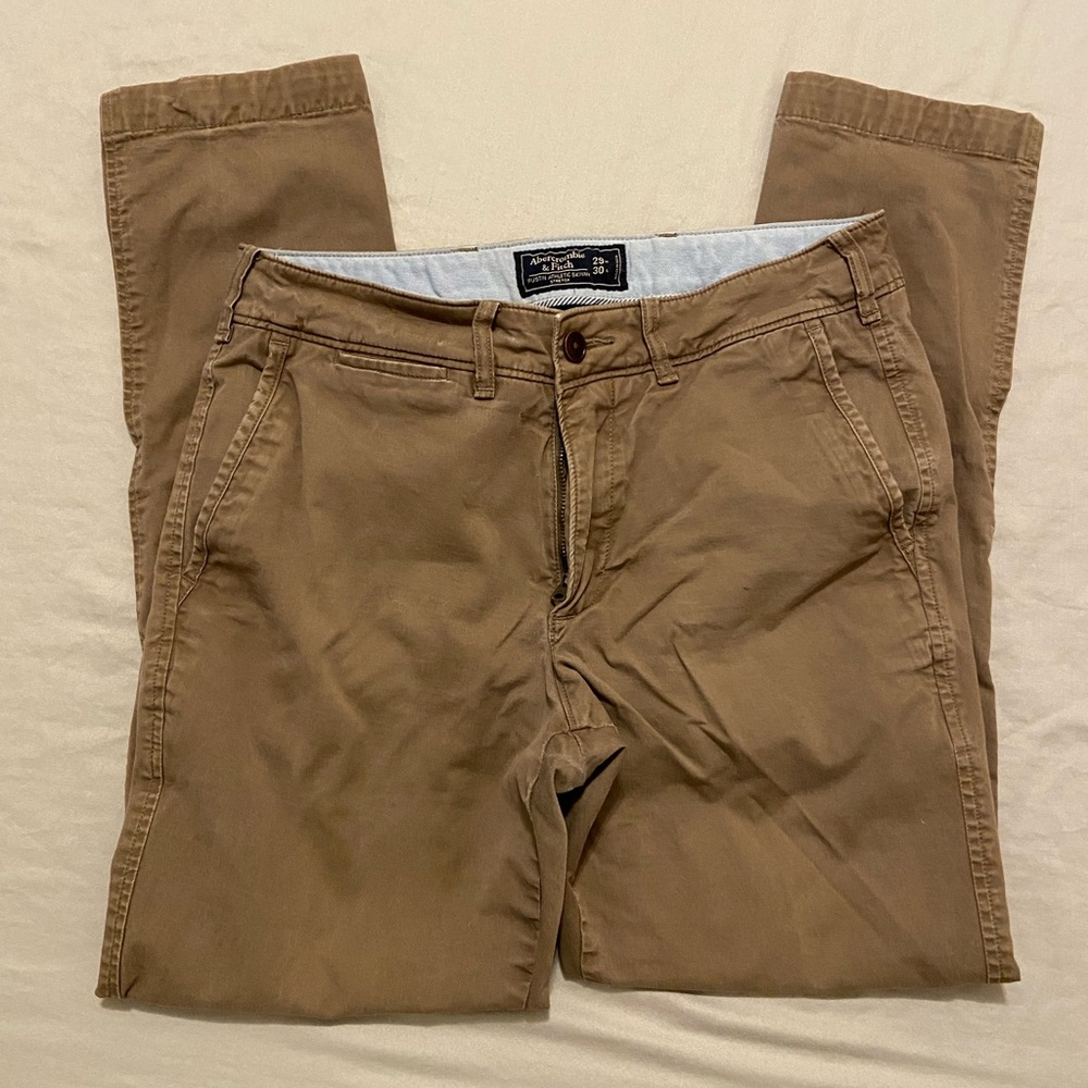 A&F Rustin Athletic Skinny Stretch Chinos 29x30